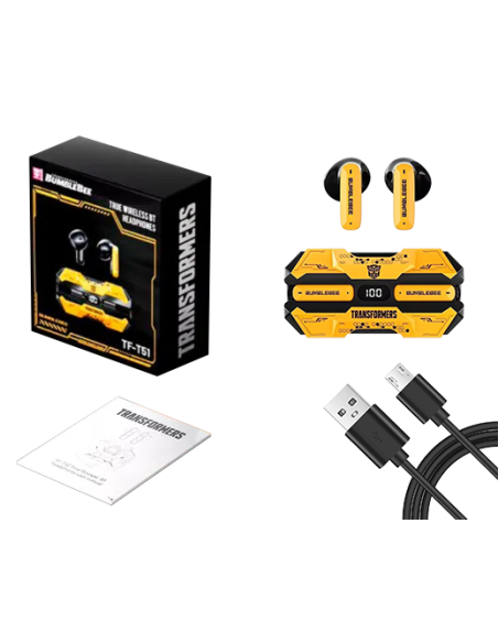 Transformers TF-T51 True Wireless | Auriculares Bluetooth Nuevos - Imagen 1