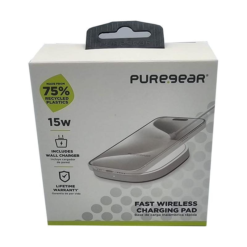 PUREGEAR Wireless Charging Pad 15W | Base de Carga Rápida - Nueva - Imagen 1