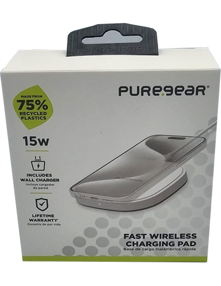 PUREGEAR Wireless Charging Pad 15W | Base de Carga Rápida - Nueva - Imagen 1