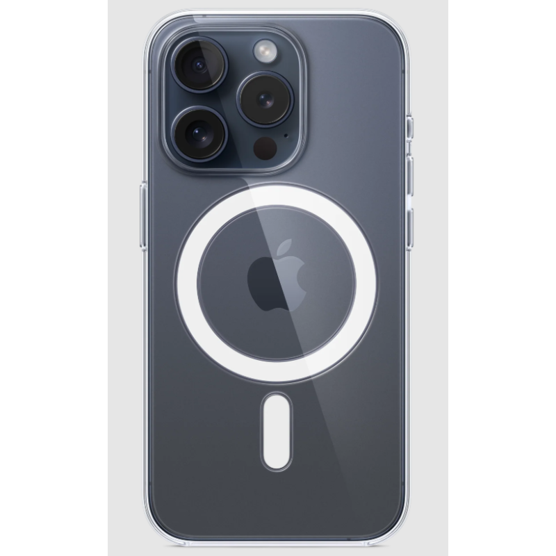 FUNDA ORIGINAL TRANSPARENTE CON MAGSAFE IPHONE 15 PRO - Imagen 2