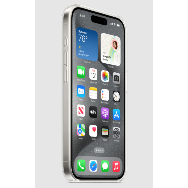FUNDA ORIGINAL TRANSPARENTE CON MAGSAFE IPHONE 15 PRO - Imagen 1