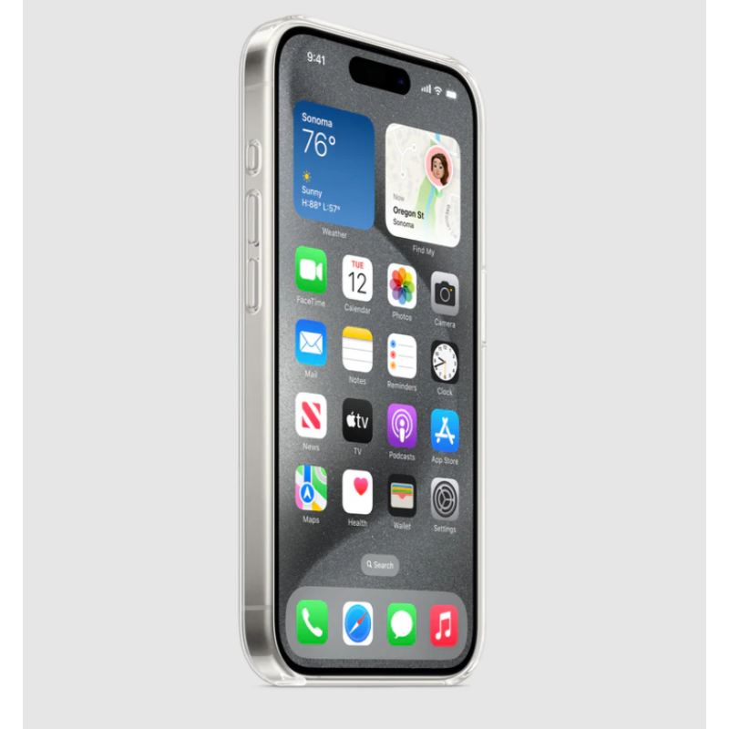 FUNDA ORIGINAL TRANSPARENTE CON MAGSAFE IPHONE 15 PRO MAX - Imagen 2