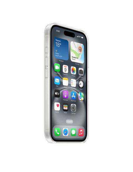 FUNDA ORIGINAL TRANSPARENTE CON MAGSAFE IPHONE 16 PLUS - Imagen 1