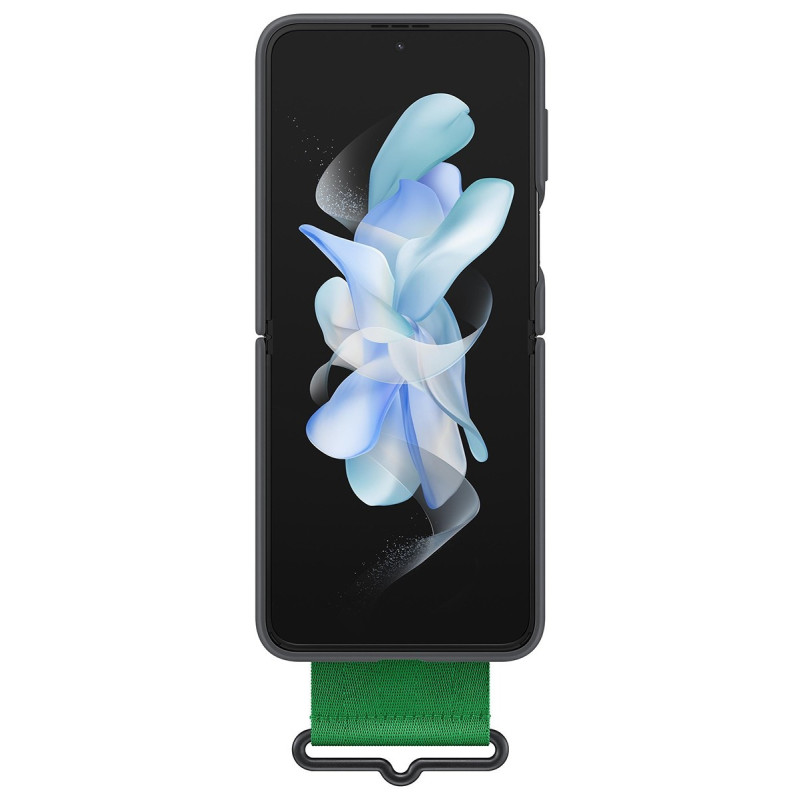 FUNDA ORIGINAL SILICONA CON CORREA SAMSUNG Z FLIP4 - Imagen 2
