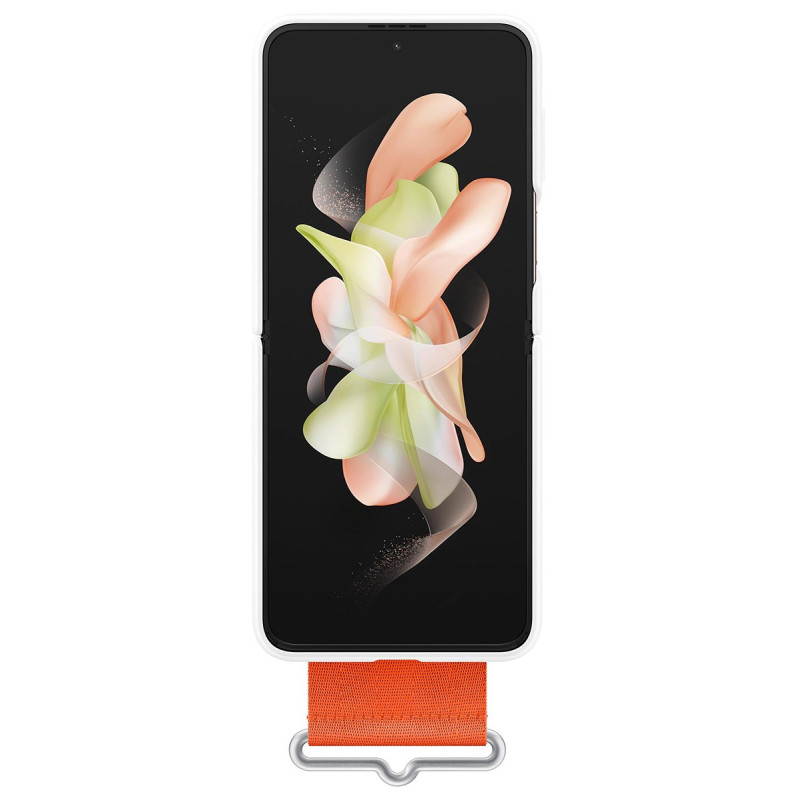 FUNDA ORIGINAL SILICONA CON CORREA SAMSUNG Z FLIP4 - Imagen 2