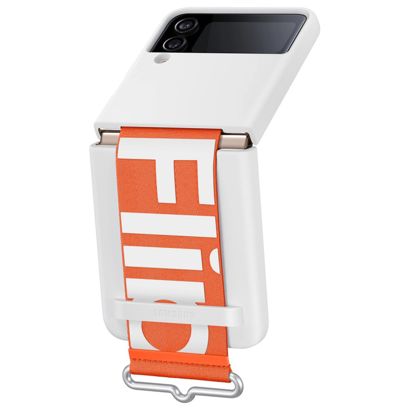 FUNDA ORIGINAL SILICONA CON CORREA SAMSUNG Z FLIP4 - Imagen 3