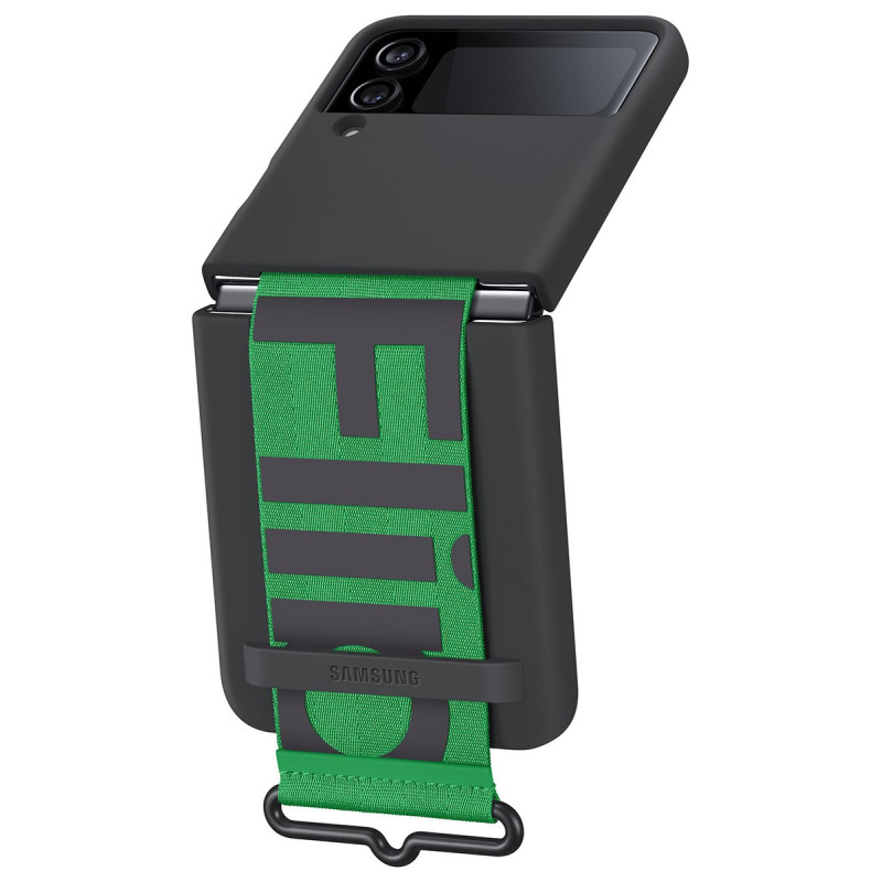 FUNDA ORIGINAL SILICONA CON CORREA SAMSUNG Z FLIP4 - Imagen 3