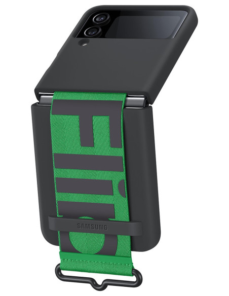 FUNDA ORIGINAL SILICONA CON CORREA SAMSUNG Z FLIP4 - Imagen 3