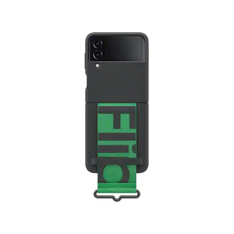 FUNDA ORIGINAL SILICONA CON CORREA SAMSUNG Z FLIP4 - Imagen 1
