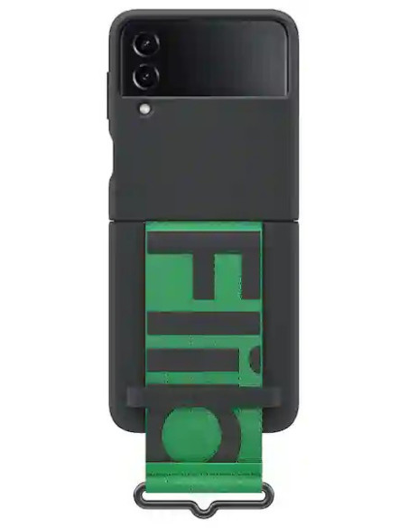 FUNDA ORIGINAL SILICONA CON CORREA SAMSUNG Z FLIP4 - Imagen 1