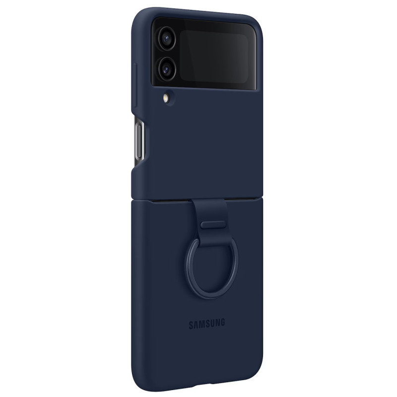 FUNDA ORIGINAL SILICONA CON ANILLO SAMSUNG Z FLIP4 - Imagen 1