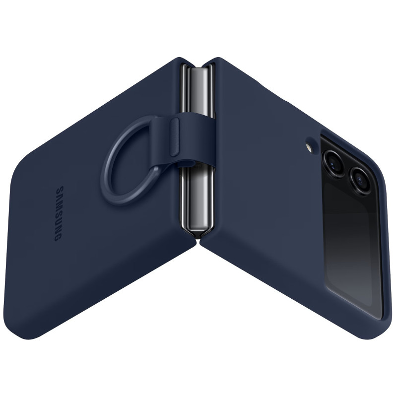 FUNDA ORIGINAL SILICONA CON ANILLO SAMSUNG Z FLIP4 - Imagen 3