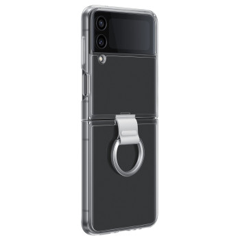 FUNDA ORIGINAL TRANSPARENTE CON ANILLO SAMSUNG Z FLIP4 - Imagen 1