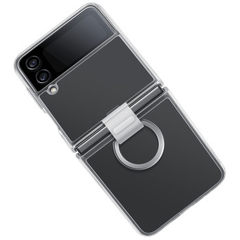 FUNDA ORIGINAL TRANSPARENTE CON ANILLO SAMSUNG Z FLIP4 - Imagen 2
