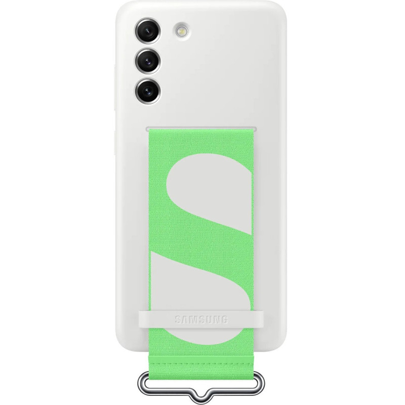 FUNDA ORIGINAL SILICONA WHITE STRAP SAMSUNG GALAXY S21 FE 5G - Imagen 1