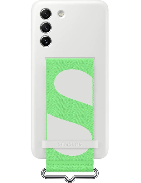 FUNDA ORIGINAL SILICONA WHITE STRAP SAMSUNG GALAXY S21 FE 5G - Imagen 1
