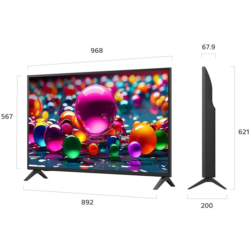 LG 43" SMART TV 4K ULTRA UHD (2160P) 43UA751COLA - Imagen 2