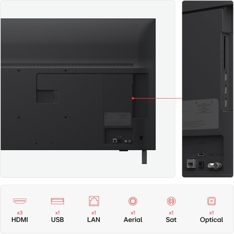 LG 43" SMART TV 4K ULTRA UHD (2160P) 43UA751COLA - Imagen 4