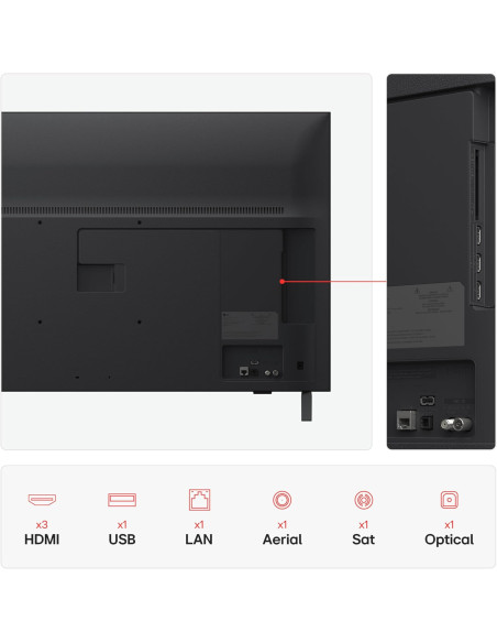 LG 43" SMART TV 4K ULTRA UHD (2160P) 43UA751COLA - Imagen 4