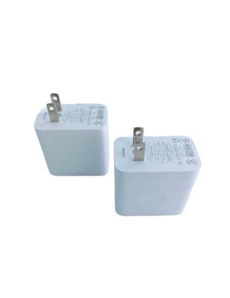 PACK CARGADORES ORIGINALES OPPO 33W AMERICANOS - Imagen 1