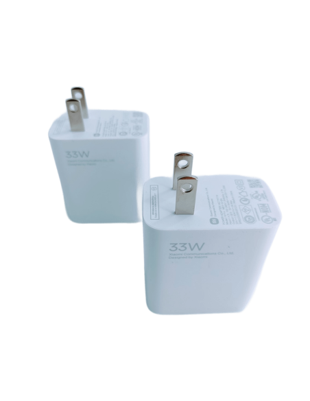 PACK CARGADORES ORIGINALES XIAOMI 33W AMERICANOS - Imagen 1