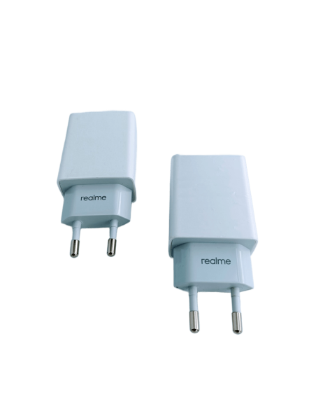 PACK CARGADORES ORIGINALES REALME 10W EUROPEOS - Imagen 1