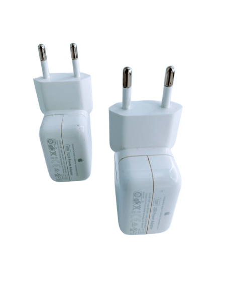 PACK CARGADORES ORIGINALES APPLE 10W EUROPEOS - Imagen 1