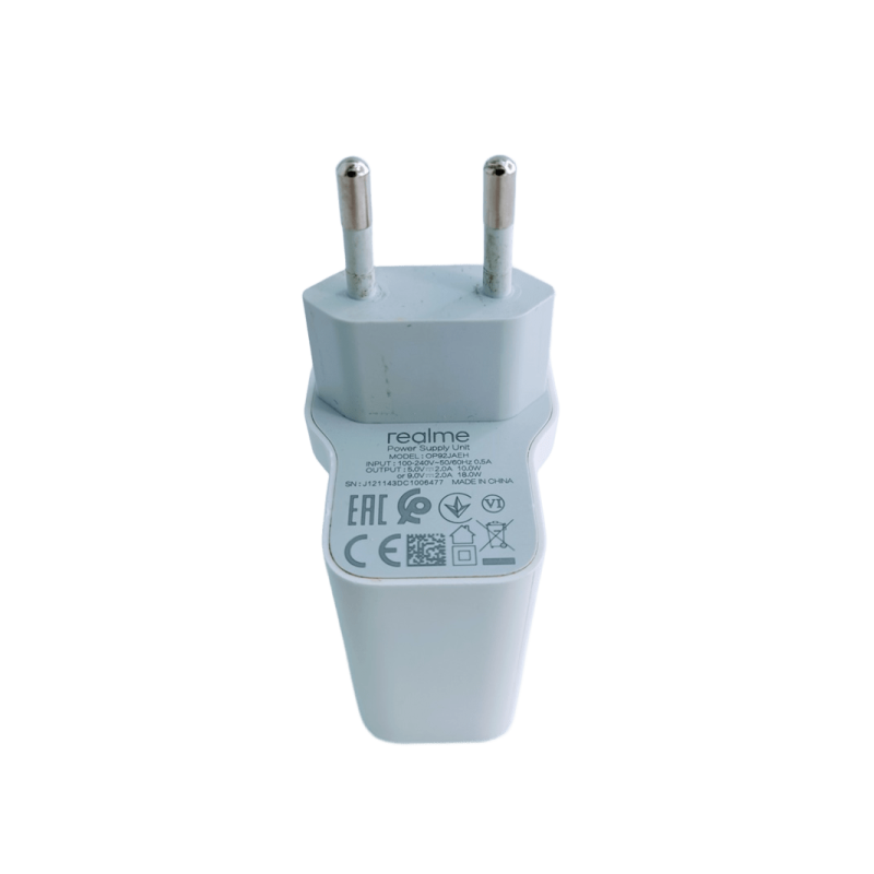 CARGADOR ORIGINAL REALME 18W EUROPEO - Imagen 2