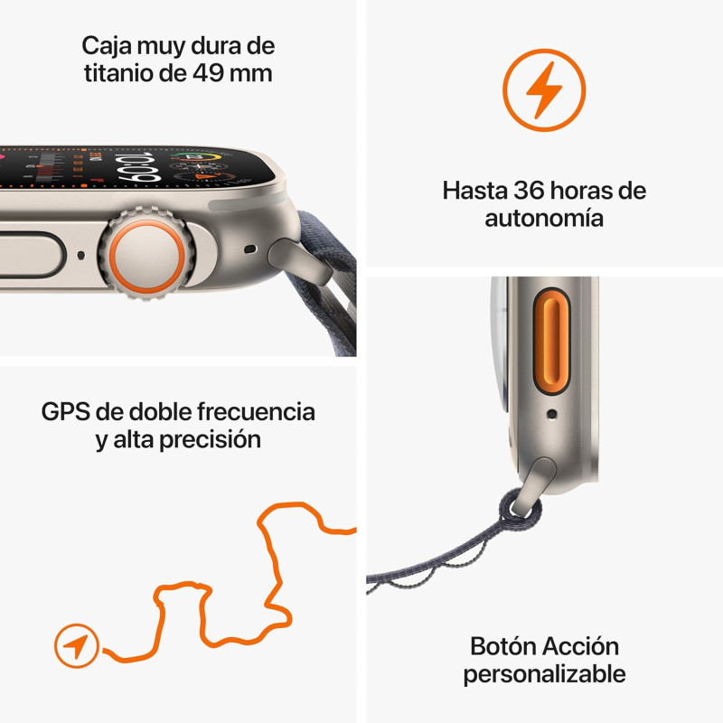 APPLE WATCH ULTRA 2  (GPS + CELLULAR) A2986 ESIM - Imagen 4